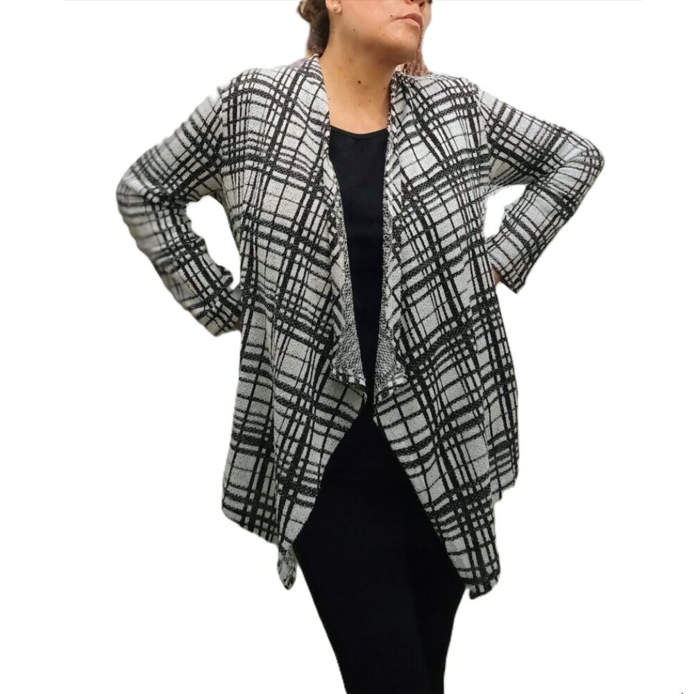 ISELA Women's Open-Front Cardigan. Size L
